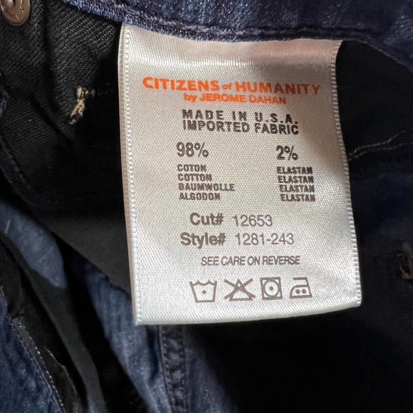 Citizens Of Humanity Straight Bootcut Jeans Medium Wash Women's 27 Waist - Picture 3 of 9